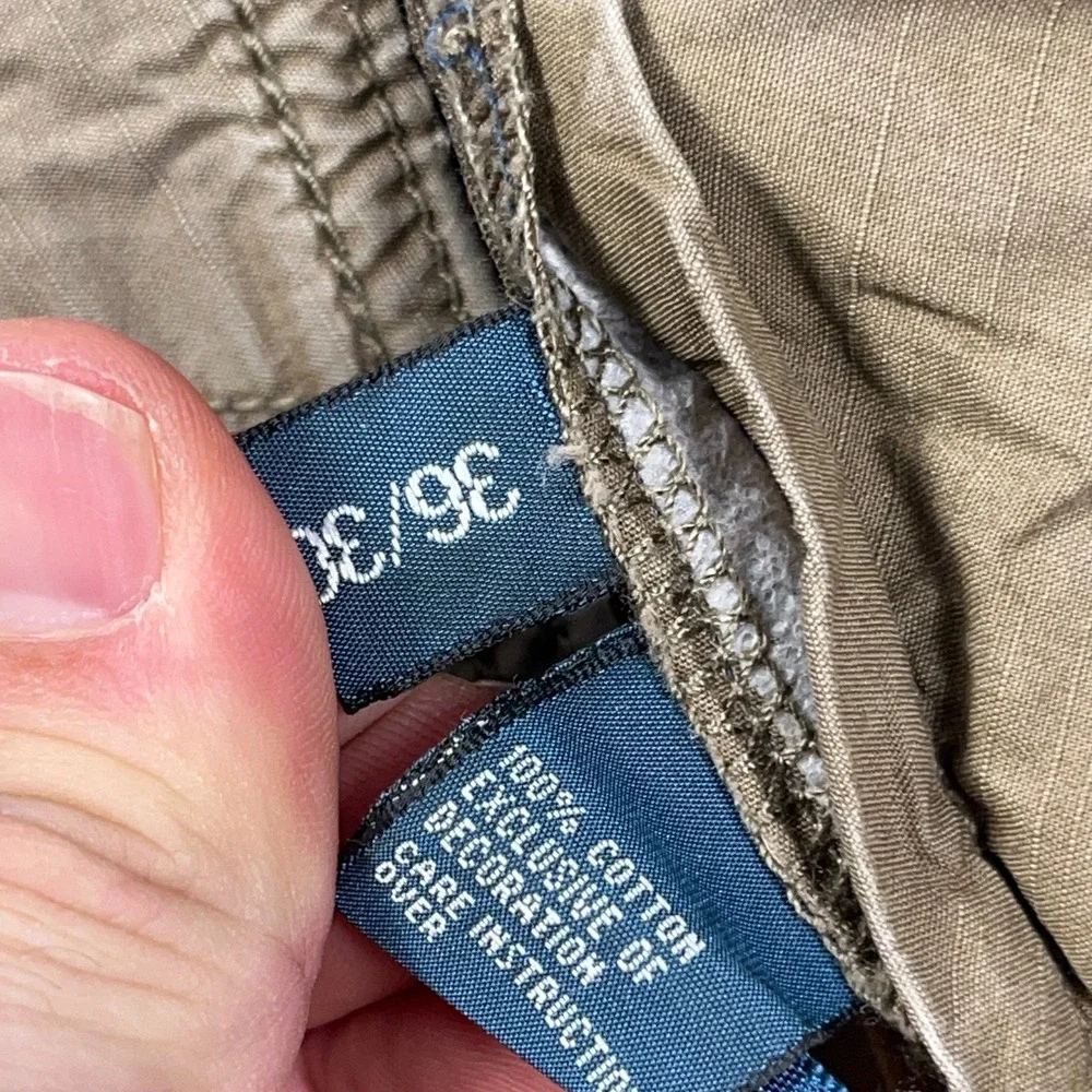 Vintage Polo Ralph Lauren Cargo Pants Men 36x30 Brown Paratropper Military RL 67